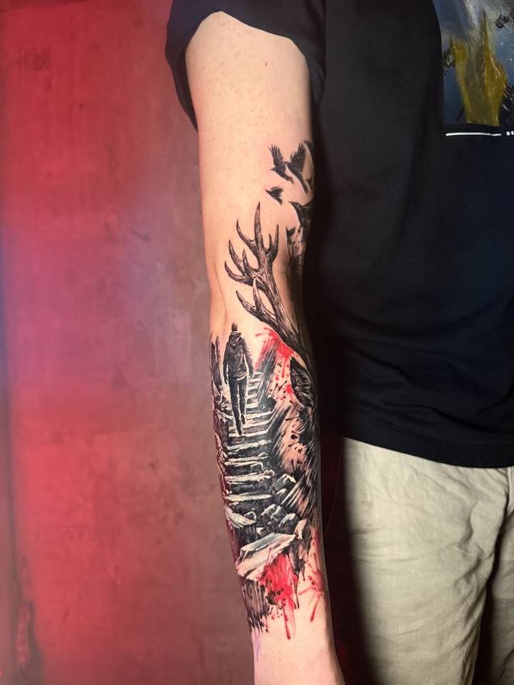 Tattoo: black & grey realism