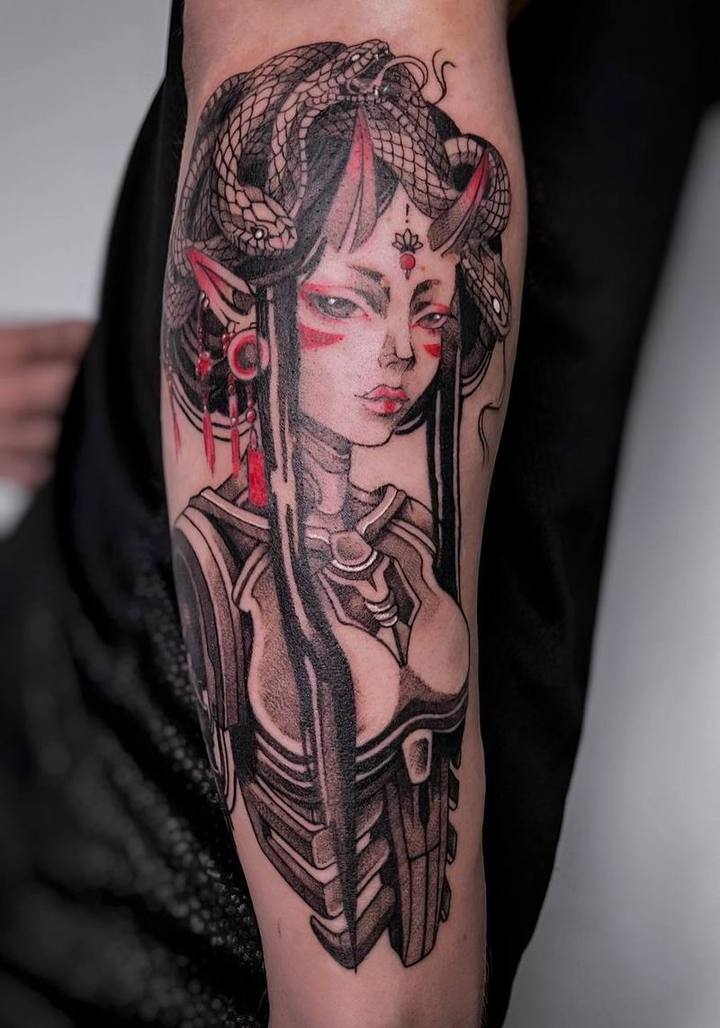 Tattoo: linework